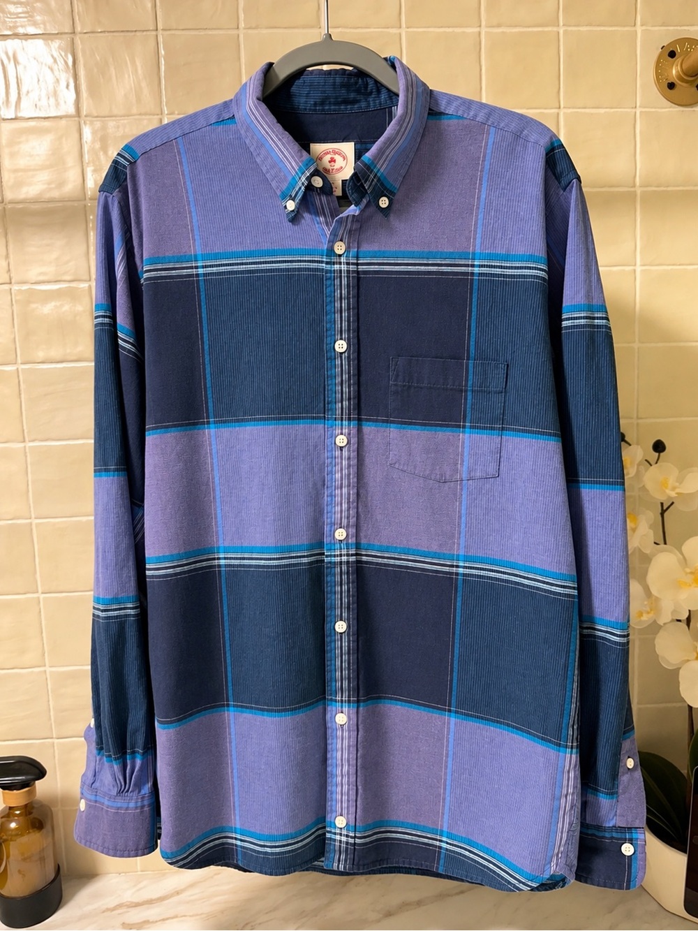 Brooks Brothers Red Fleece Button Down Shirt -XL